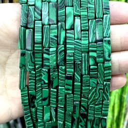 4*13MM Natural Stone Square Aventurine Tiger Eye Agates Crystal Jades Spacer Beads For Jewelry Making DIY Bracelet Accessories
