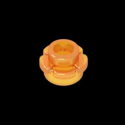 Gobricks GDS-1436 Plate, Round 1 x 1 with Flower Edge (5 Petals) compatible with lego 24866 pieces of children's DIY