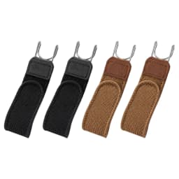 iLMH Adjustable No-Buckle Elastic Belt for Men & Women Invisible Metal Hook Side Belt Comfort Stretch Waistband for 1.5" Loops