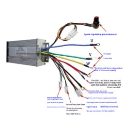 12V, 24V, 36V, 48V High-Power Brushless Motor Controller Three-Phase Motor with Hall, Lawn Mower Motor, Marine Propeller Drive