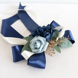 Yannew 6pcs Multi-use Wedding Car Door Handle Decoration Flowers Car Rearview Mirror Flower Just Married Auto Decor Accessories