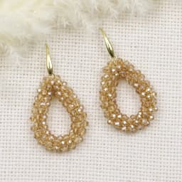 INKDEW Small Earrings National Flag Colors Water Drop Earrings for Women Handmade Beads Crystal Earrings Gift Jewelry EA124