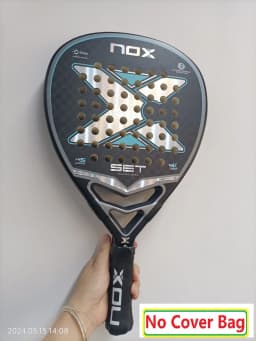 NOX AT10 ML10 3K 12K 18K 2023-2026 Padel Racket Carbon Fiber Surface with EVA Memory Flex Foam Core Lightweight Padel Racquet
