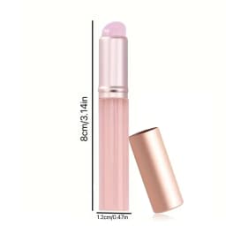 Nail Art Silicone Head Nail Brush Makeup Applicator Sticks Reusable Chrome Glitter Applying Easy-Daub Pigment Manicure Tools