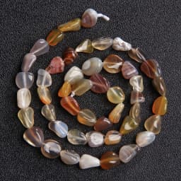 6-8MM Natural Stone Beads Amethysts Fluorite Citrine Irregular Shape Loose Bead For Women Jewelry Making Bracelet DIY Accessory