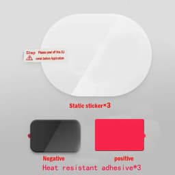 For 70mai Dash Cam Pro Dash Cam heat resistant adhesive and Static Stickers, for 70mai Pro DVR heat resistant adhesiv 3pcs