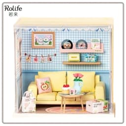 New Original Rolife Super World DIY Wooden Mini House Scene Assembly Toy Model Blind Box Prop Landscape Children's Gift in Stock