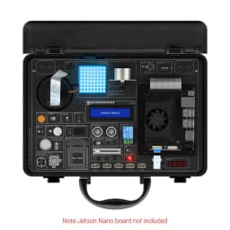 Elecrow Jetson Orin Nano Starter Kit with AI Voice Module 8MP Camera 30 Sensors 38 Lessons (No Jetson Orin Nano Included)
