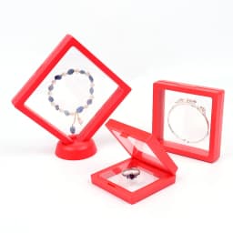 Jewelry Display Elastic Box Transparent PE Film Ring Earring Case Bracelet Necklace Storage Box Non-oxidized for Jewelry 1 Pcs