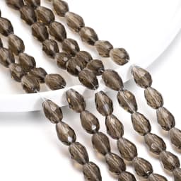 1 Strand 6-12mm Spacer Water Drop Beads AB Shine Glass Crystal Drop Pendant for DIY Earing Bracelet Jewelry Making Accessories