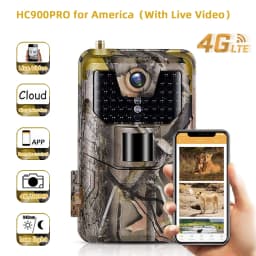 Live Broadcast APP Trail Camera Cloud Service 4G 30MP Wireless Wildlife Hunting Cameras HC900PRO 0.3S Night Vision