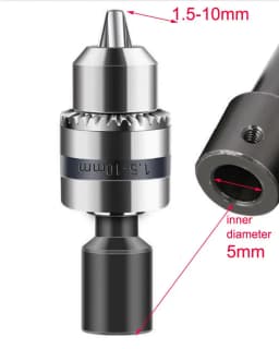 Taper Spindle Left Right Tapered Spindle Adapter Threaded for BENCH Buffer Buffing Polishing Wheel Polishing Connecting