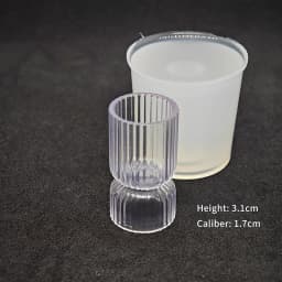 1Pc/1Set Dollhouse Miniature Tea Cup/Packaging Box Silicone Mold UV Epoxy Turnover Mold Doll Accessories Toy Scene Decoration