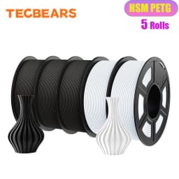 TECBEARS High Speed Matte PETG 3D Filament 1.75mm PETG Multi Color Combination Set FDM 3D Printer Materials DIY Gift 1KG/1Roll
