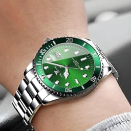 BINBOND Quartz Watches For Couples And Friends Orginal Design Auto Date Stainless Steel Durable Men's Watch Luxury Reloj