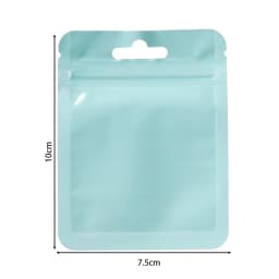 20pcs Cute Self-Sealing Resealable Bag Foil Zipper Pouch For DIY Jewelry Product Storage Organization Packaging Gift Storage Bag