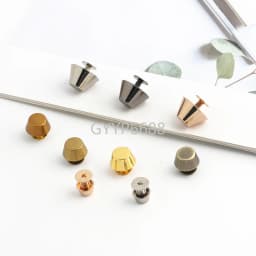 20/50/100PCS 8-15mm Metal Screwback Rivet Studs For Leather Craft Luggage Handbag Purse Bottom Protective Feet Nails Accessories