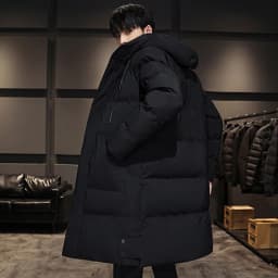 8XL Plus Size Parkas Men's Winter Thicken Warm Jackets Casual Loose Black Hooded Padded Jackets Man Big Size 7XL Paraks Coats