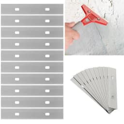 10pcs Replacement Scraper Blades Floor Tile Shovel Refined Remove Stains Ceramic Cleaning Paint Scraper Blades Razor Blades