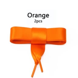 1Pair Rainbow Silk Shoelaces Satin Ribbon Flat Shoe Laces Women Sneakers Shoelace 2cm Width Laces for Shoes Length 80/100/120CM