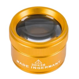 30X 36mm Magnifying Glass K9 Optical Lens Monocle For Watch Jewelry Coin Stamps Precision Work Inspection Loupe Tool