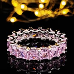2020 New Promise Ring Real 925 Sterling Silver AAAAA Cz Stone Statement Party Wedding Band Rings for women Engagement Jewelry