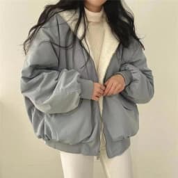 American Style Retro Hooded Jacket Winter Gothic Harajuku Fashion Black Coat Casual Outerwear Y2k Fur Collar Parkas Woman Chic