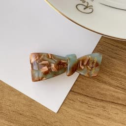 Korea France color small bow bangs clip red duck beak clip side broken hair clip French girl heart