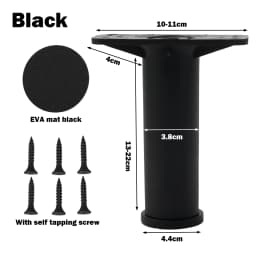 1pcs Bed Beam Support Foot Fixer Telescopic Adjustable Plastic Furniture Leg Sofa Leg Bed Bottom Load Bearing Bracket Tools