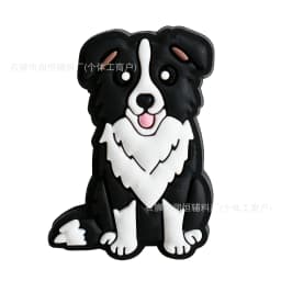 Cute New Dog Shoe Flower Hole Shoe Accessory Detachable PVC Soft Rubber Shoe Buckle Golden Retriever  Samoyed Shoes Charm