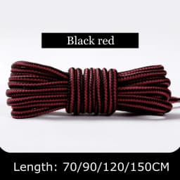 1Pair Boots Round Shoe Laces Striped Double Color Fashion Shoelaces Outdoor Hiking And Leisure Sports Shoelace 18 Color