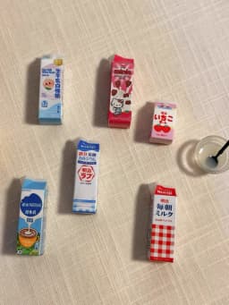 Doll House Miniature Kitchen Salad Dressing Tomato Bolognese Bean Curd Model Mini Snack Milk Black Tea Chocolate Diy Accessories