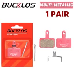 BUCKLOS BRP-01 Disc Brake Pads Resin Semimetallic MTB Hydraulic Brake Pads for SHIMANO B01S B05S Bicycle Brake Pad for M525 M395