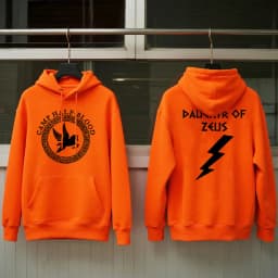 Camp Half Blood Hoodies Fall Winter Half Camp Game Men Women Orange Pullovers Percy Jackson Daughter Halloween Men Sweatshirt