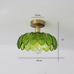 Modern Pendant Ceiling Lamp with Glass Shade for Kitchen Aisle Balcony Bedroom Home Art Deco Led Ceiling Lights Fixtures E27