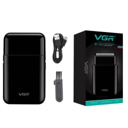 VGR Beard Trimmer Rechargeable Beard Trimmer Professional Beard Shaver Electric Shaver Mini Razor Shaving Machine for Men V-390