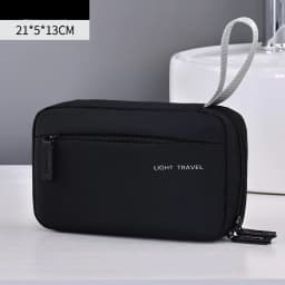 3-in-1 Travel Toiletry Bag for Men Oxford Toiletry Organizer Dopp Kit Water-resistant Shaving Bag Cosmetic Bag Makeup Organizer