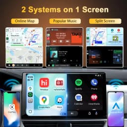 CarlinKit MIni Ultra 3 Wireless CarPlay Adapter 2026 2 IN 1 Android Auto Wireless Car AI Box For Car with CarPlay Universal Car Accessory Newest Plug and Play Spotify