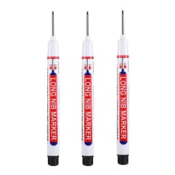 1/4Pcs White Permanent Paint Pen Set for Wood Rock Plastic Leather Glass Stone Metal Canvas Ceramic Deep Hole Marker 0.7mm