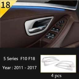 Car Styling Console Multimedia AC CD Panel Decoration Frame Cover Trim Strip Sticker For BMW 5 Series F10 F11 F18 Accessories