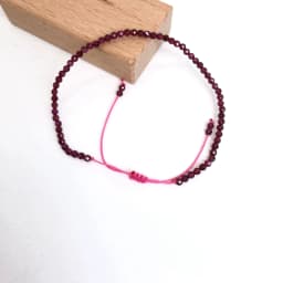 Faceted Gemstones 2-3mm Beads Hand Woven Adjustable Bracelet Lapis Lazuli Crystal Turquoise Choker Men Female Jewelry Party Gift