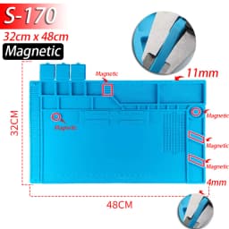 ESD Heat Resistant 932℉ Soldering Mat Job Tools Computer Phone Repair Kit Working Repair Pad Heatresistant Maintenance Platform