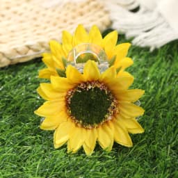 AWAYTR Sweet Flower Hair Clips Fun Sunflower Stripe Hair Claw Hairpin for Women Floral Claws Fashion Girl Hair Accessories Gift