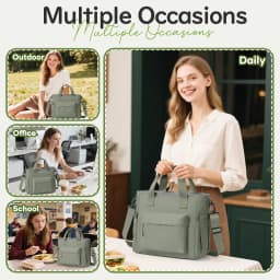 Large Capacity Insulated Lunch Bag - Waterproof And Portable For School And Office Keep Your Food Fresh And Delicious,Picnic Bag