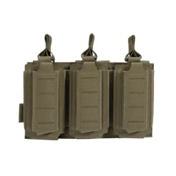 Triple Mag Pouch Open-Top Rifle Mag Pouches and Pistol Magazine Pouches for M4 M16 AK Molle Backpack Airsoft Gear