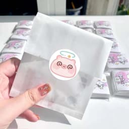 500Pcs/Roll Kawaii Pig Stickers, Cute Expression Round Decals for DIY, Journal & Gift Embellishment