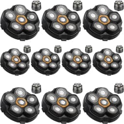 For Magnetic 6 Blade Head Shaver Replacement Heads for DOAO JoyKoi Solimpia Singphere AEXIRI Head Shaver