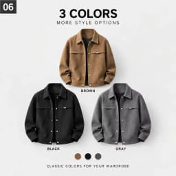 Men's Corduroy Overshirt Snap Button Front Dual Flap Chest Pockets Turn Down Collar Long Sleeve Regular Fit Casual Jacket