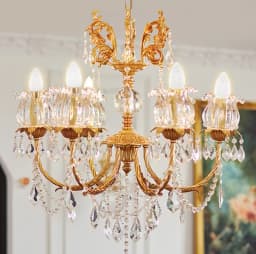 Modern Acrylic Diamond-Cut E27 E14 LED Bulb Chandelier Warm White Light cold 4000k Plug-in Hanging Lamp for Living Room Decor