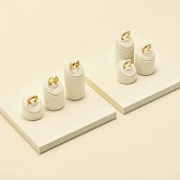 WoodTen 3PCS Set Rings Display Rack Jewelry Display Stand Microfiber Pearl Ring Jade Earring Counter Display Stand Ring Holder